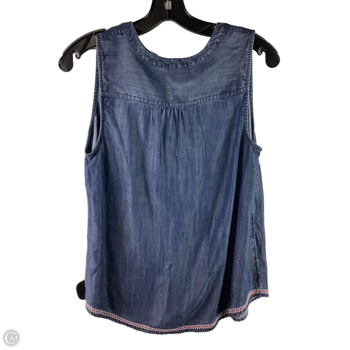 Top Sleeveless By J. Jill In Blue, Size: S