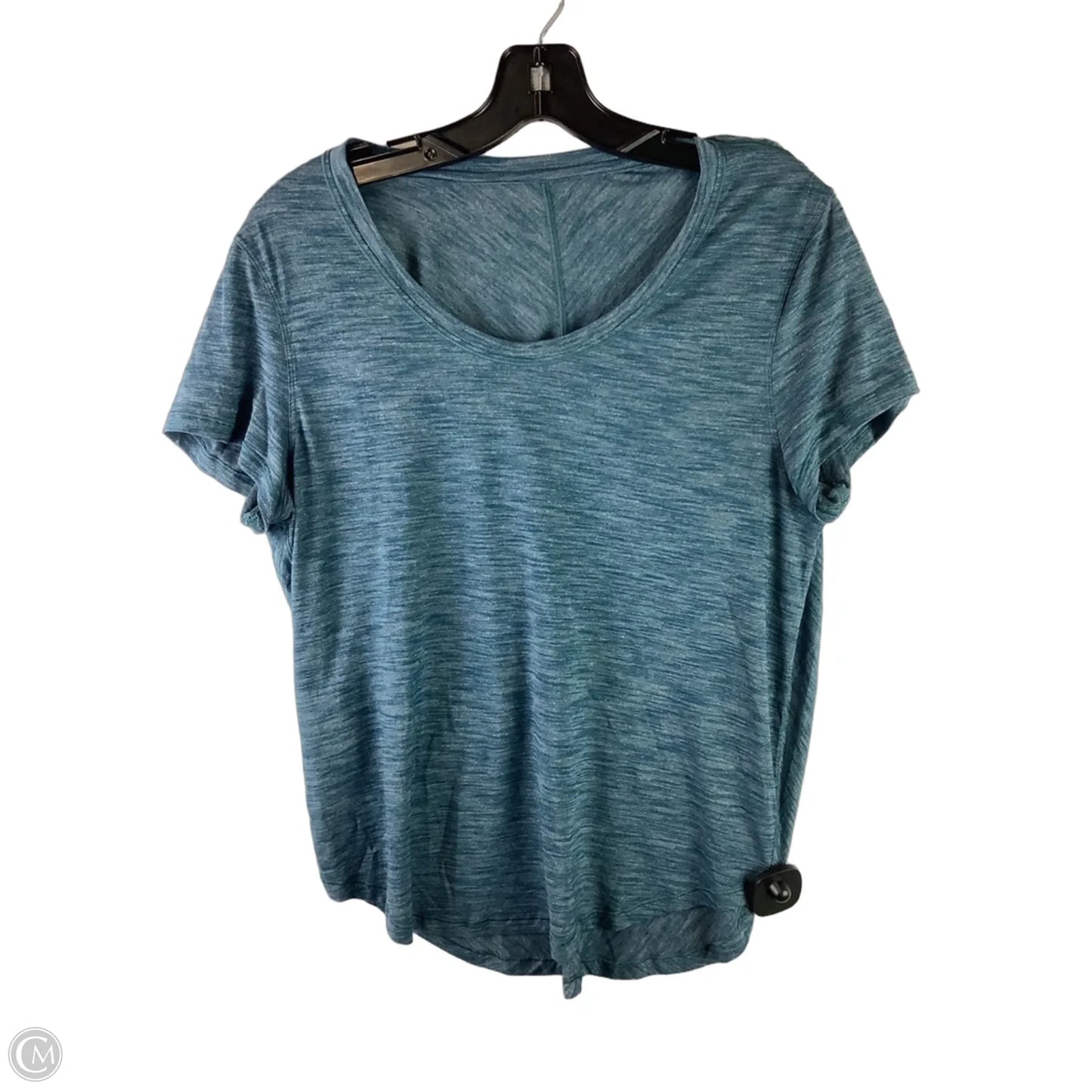 Athletic Top Short Sleeve By Lululemon In Blue, Size: S
