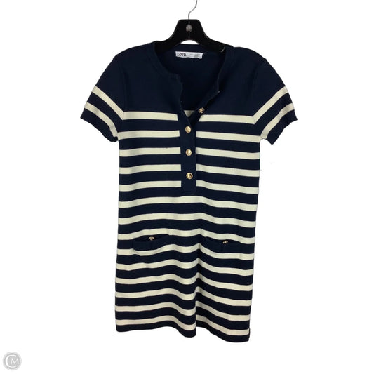 Dress Work By Zara In Striped Pattern, Size: S