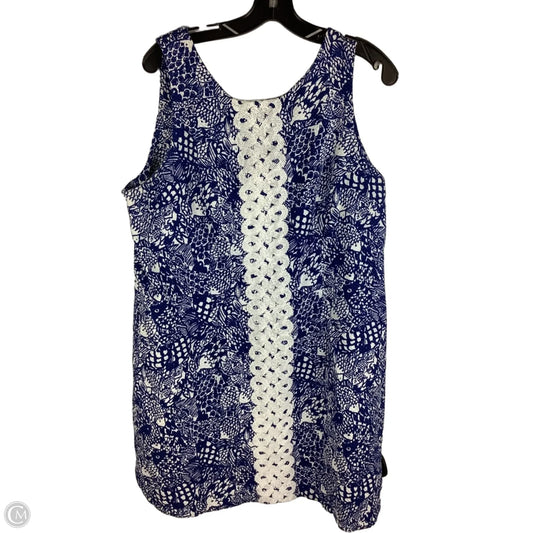 Dress Casual Short By Target-designer In Blue & White, Size: 18