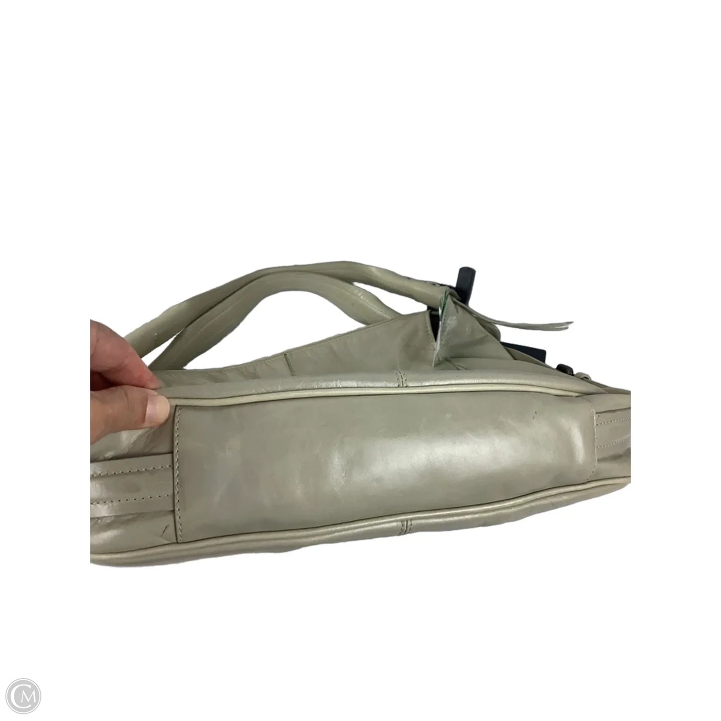 Handbag Leather By Cmc, Size: Medium