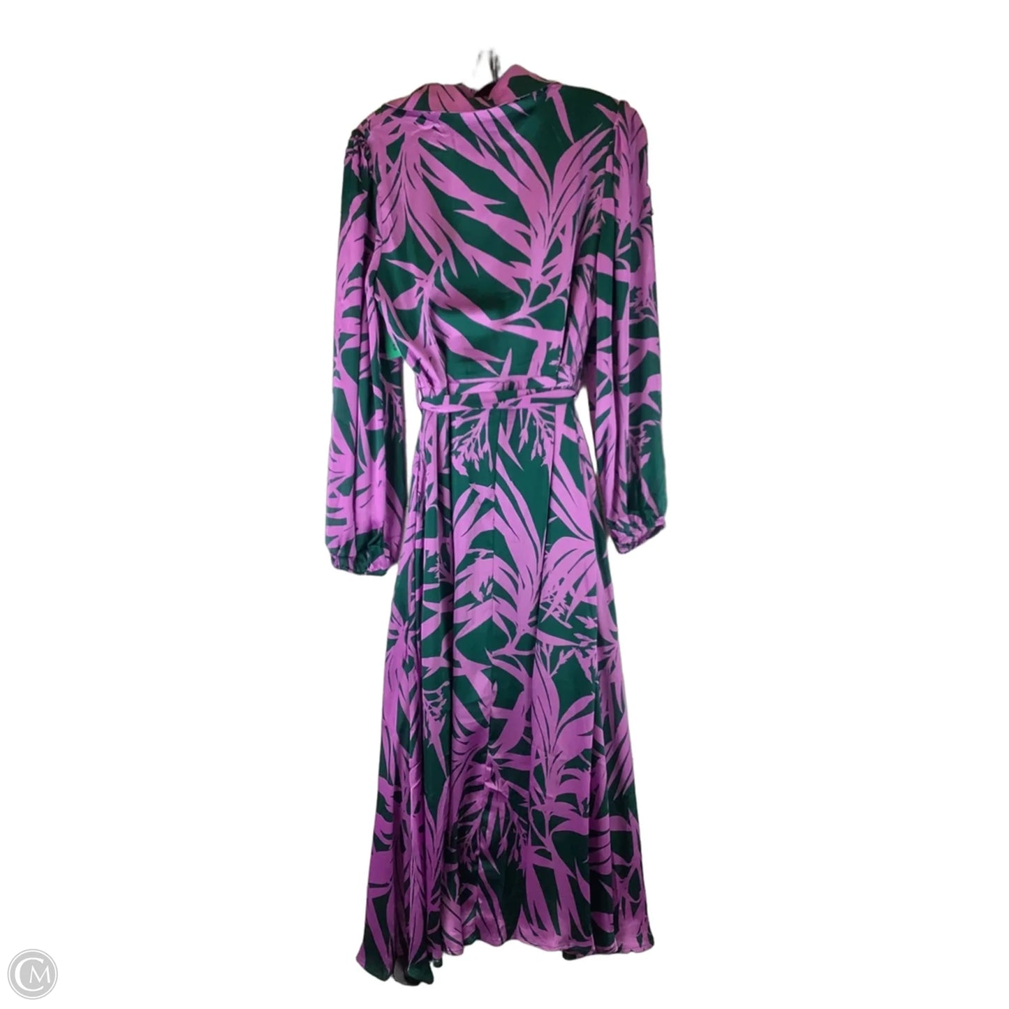 Dress Party Long By Entro In Green & Purple, Size: M