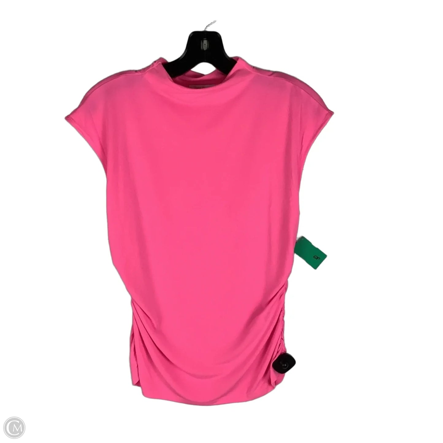Top Short Sleeve By Dkny In Pink, Size: M