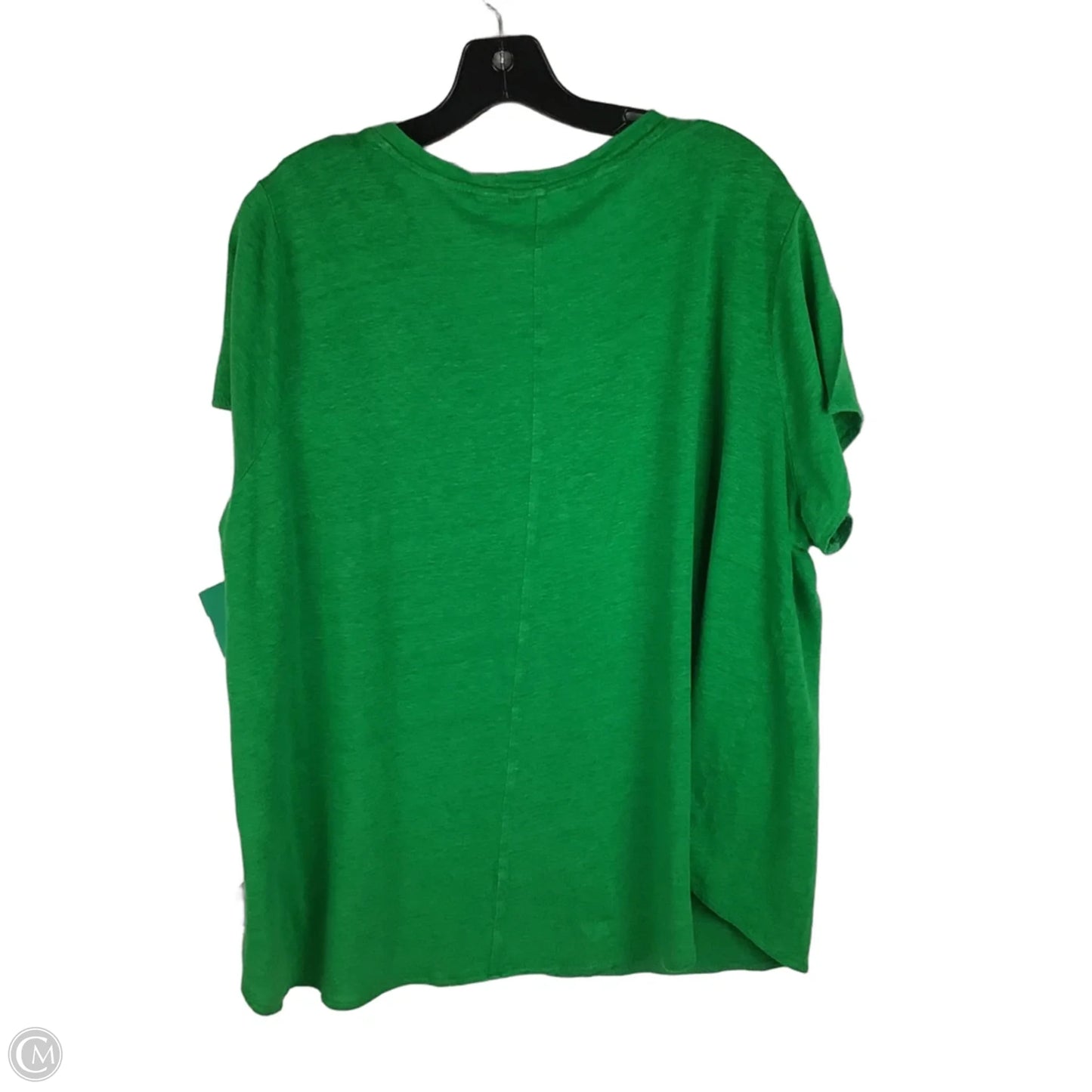 Top Short Sleeve By Tahari In Green, Size: 2x