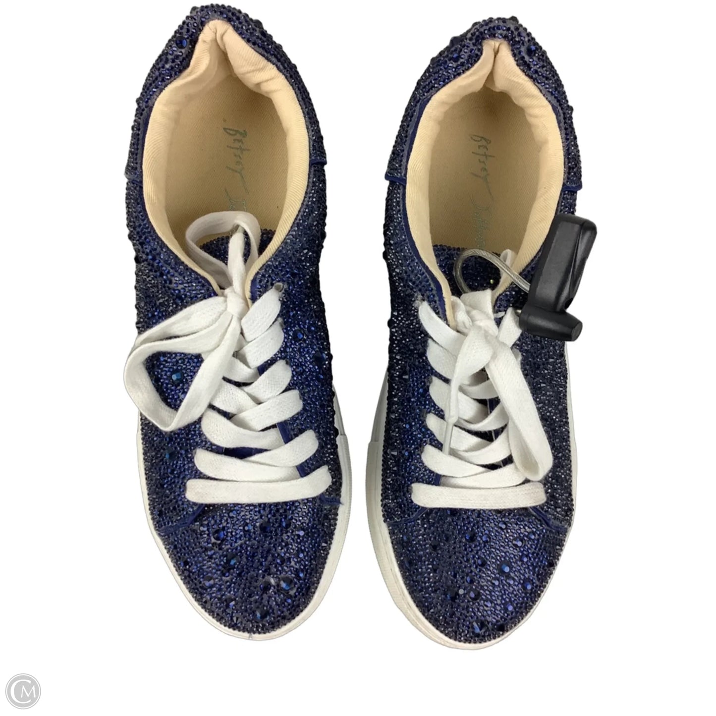 Shoes Sneakers By Betsey Johnson In Blue, Size: 8