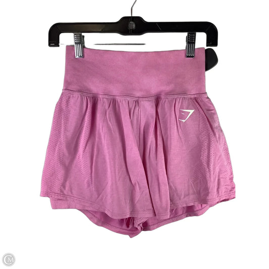 Athletic Shorts By Gym Shark In Pink, Size: Xs