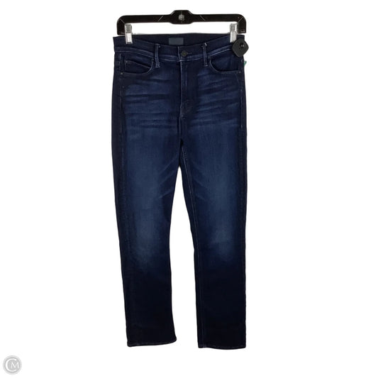 Jeans Straight By Mother In Blue Denim, Size: 6 (28)
