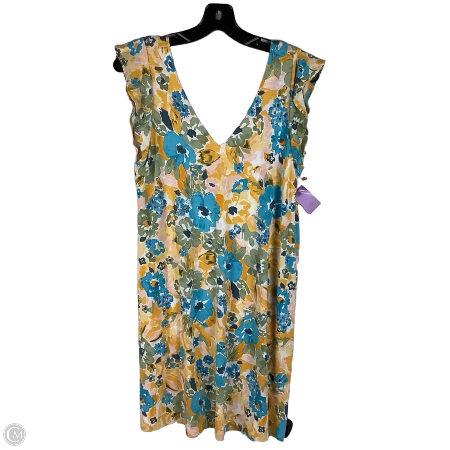 Dress Casual Short By Loft In Floral Print, Size: S