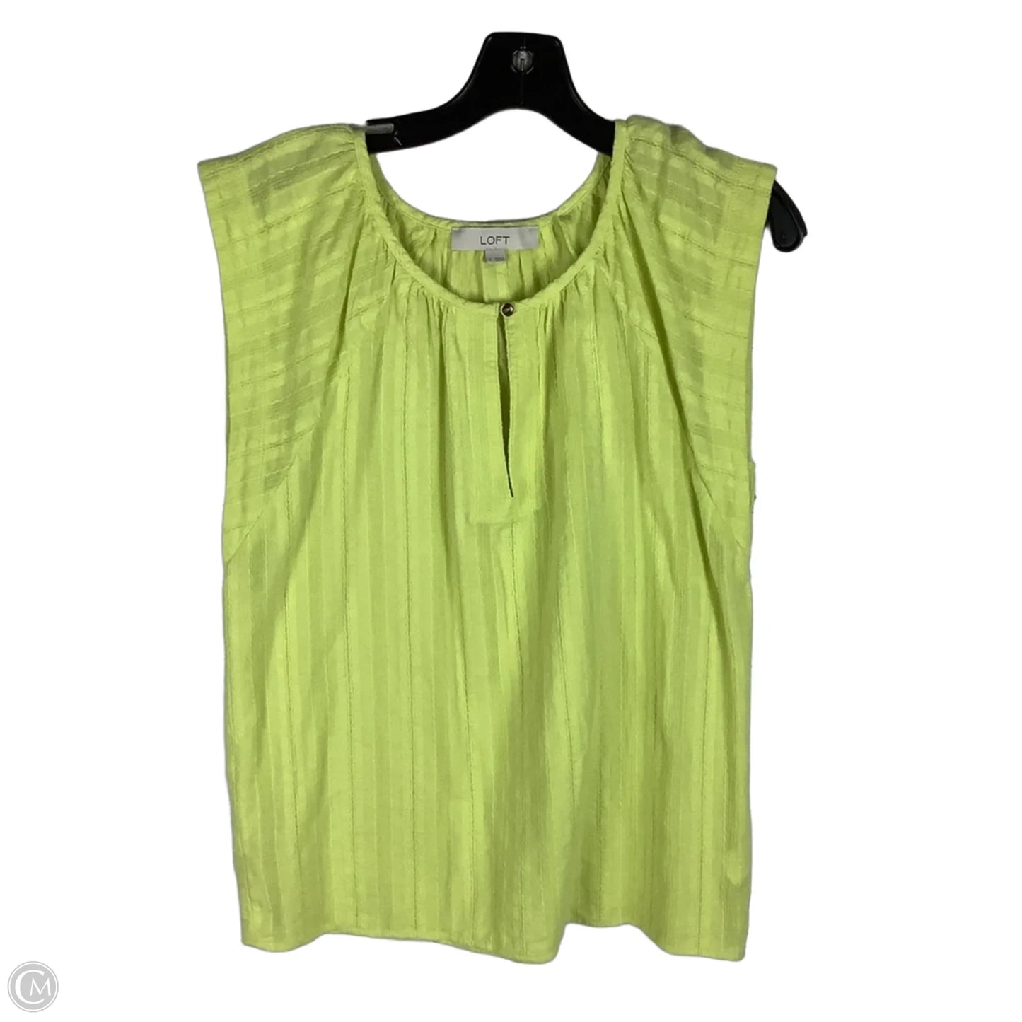 Top Short Sleeve By Loft In Green, Size: S