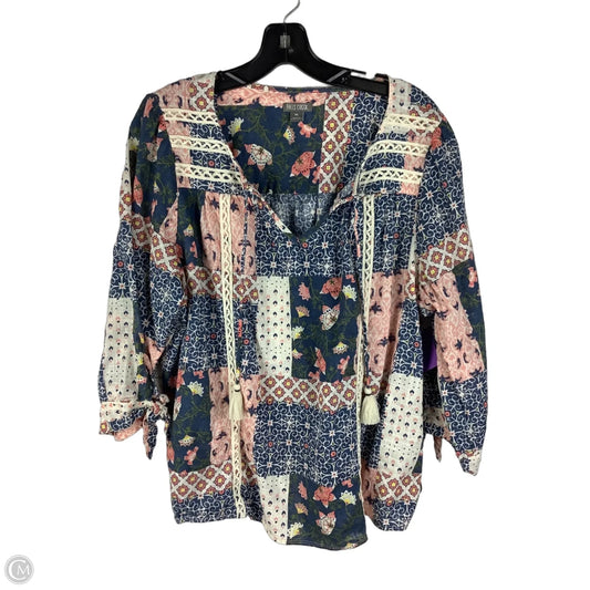 Top Long Sleeve By Falls Creek In Multi-colored, Size: Xl