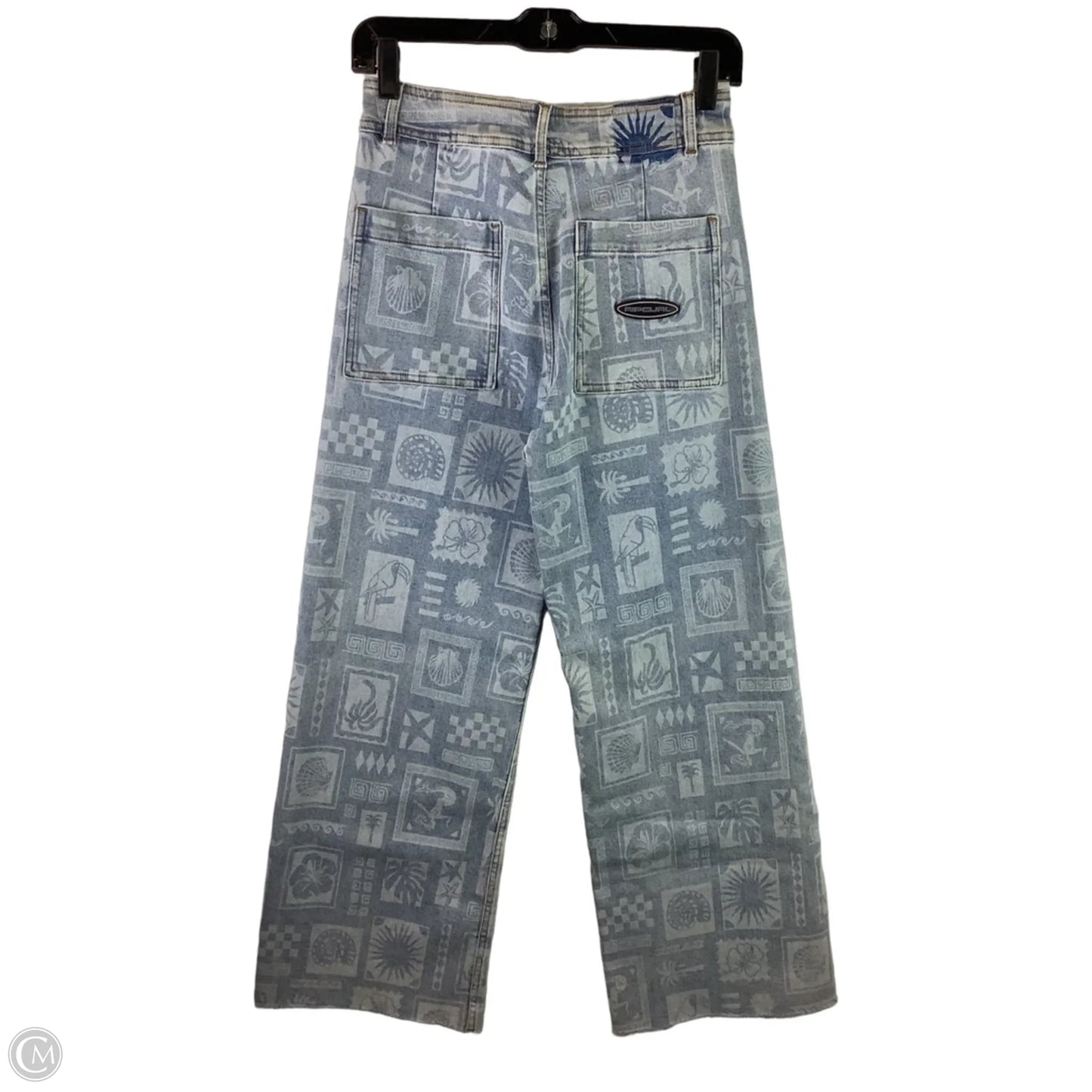 Jeans Wide Leg By Rip Curl In Blue Denim, Size: 2