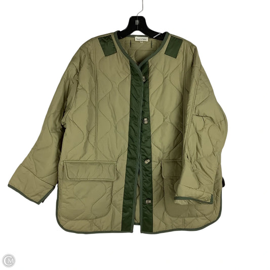 Jacket Puffer & Quilted By Clothes Mentor In Green, Size: S/M