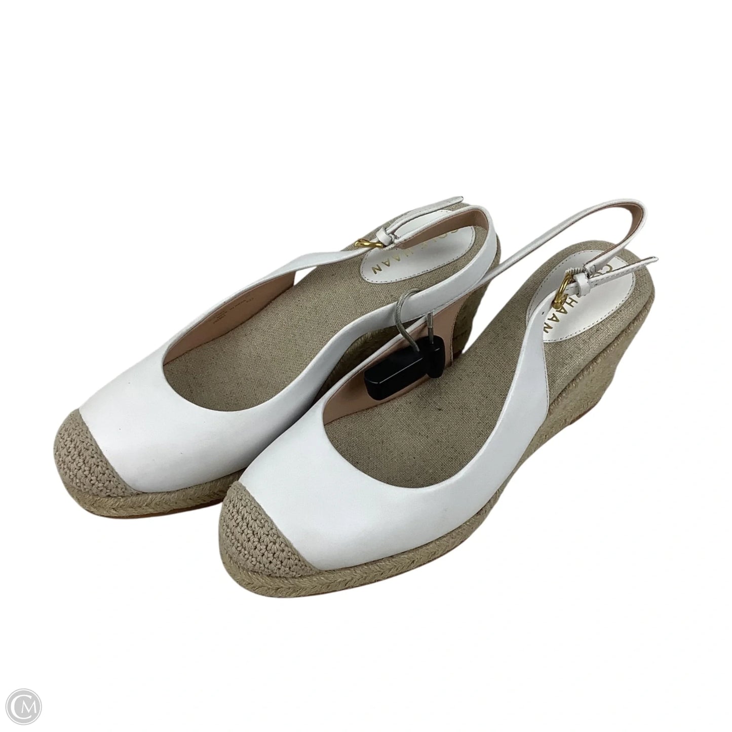 Shoes Heels Wedge By Cole-haan In White, Size: 8