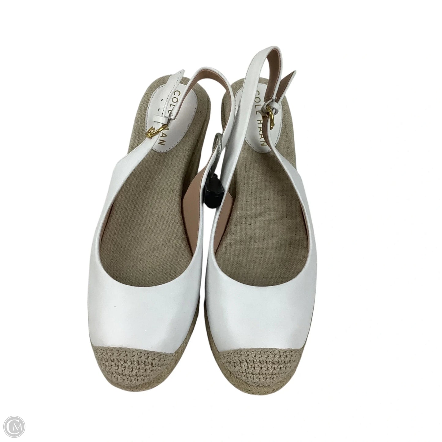 Shoes Heels Wedge By Cole-haan In White, Size: 8
