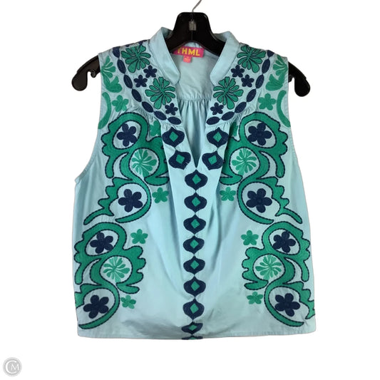 Top Sleeveless By Thml In Blue, Size: Xs
