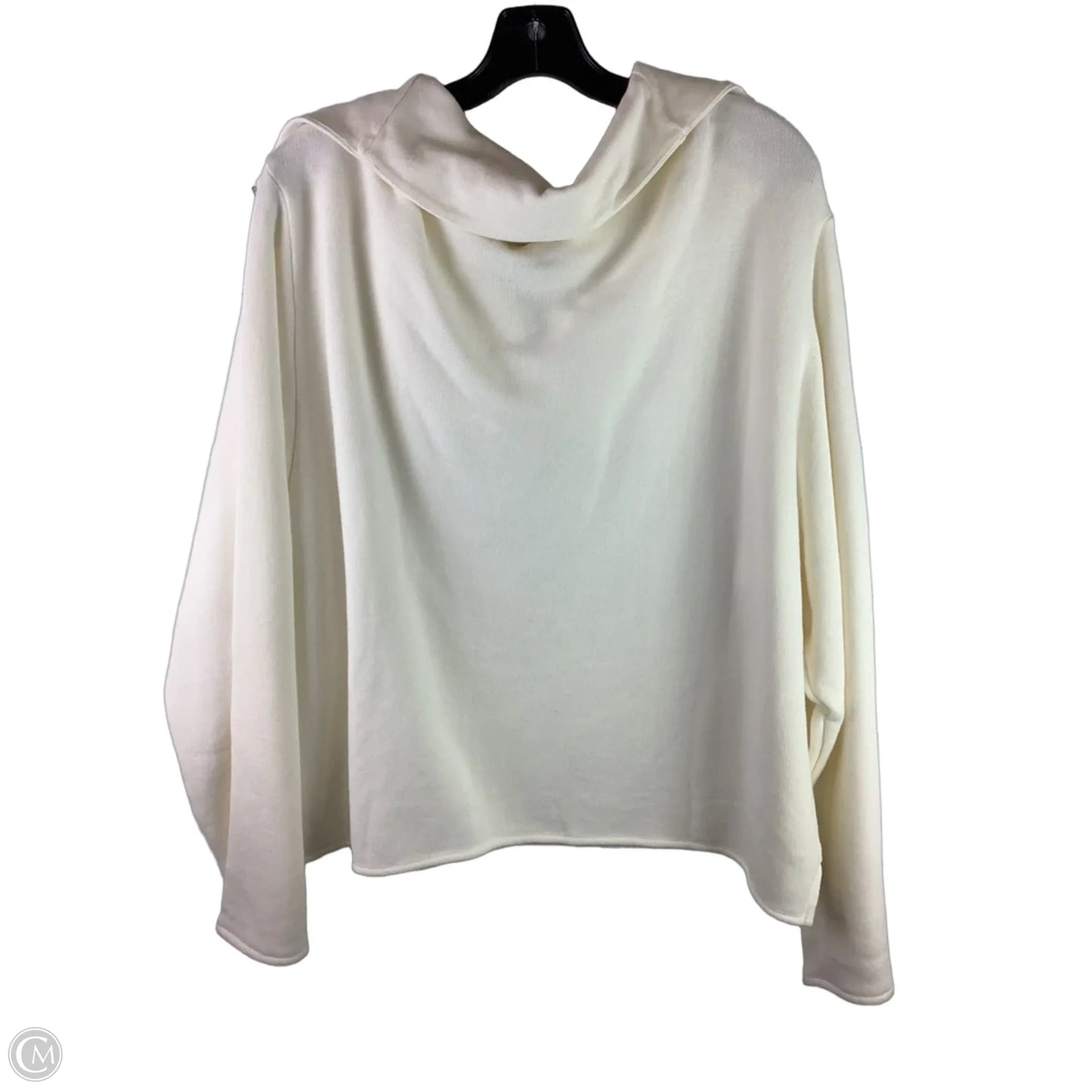 Sweatshirt Collar By J. Crew In Cream, Size: 2x