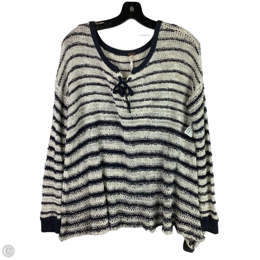 Sweater By Free People In Striped Pattern, Size: S