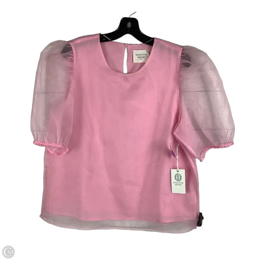 Top Short Sleeve By Clothes Mentor In Pink, Size: Xl