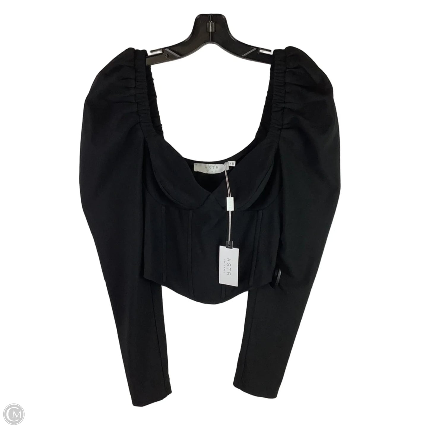 Top Long Sleeve By Astr The Label In Black, Size: M