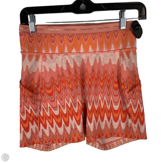 Athletic Shorts By Outdoor Voices In Orange, Size: S