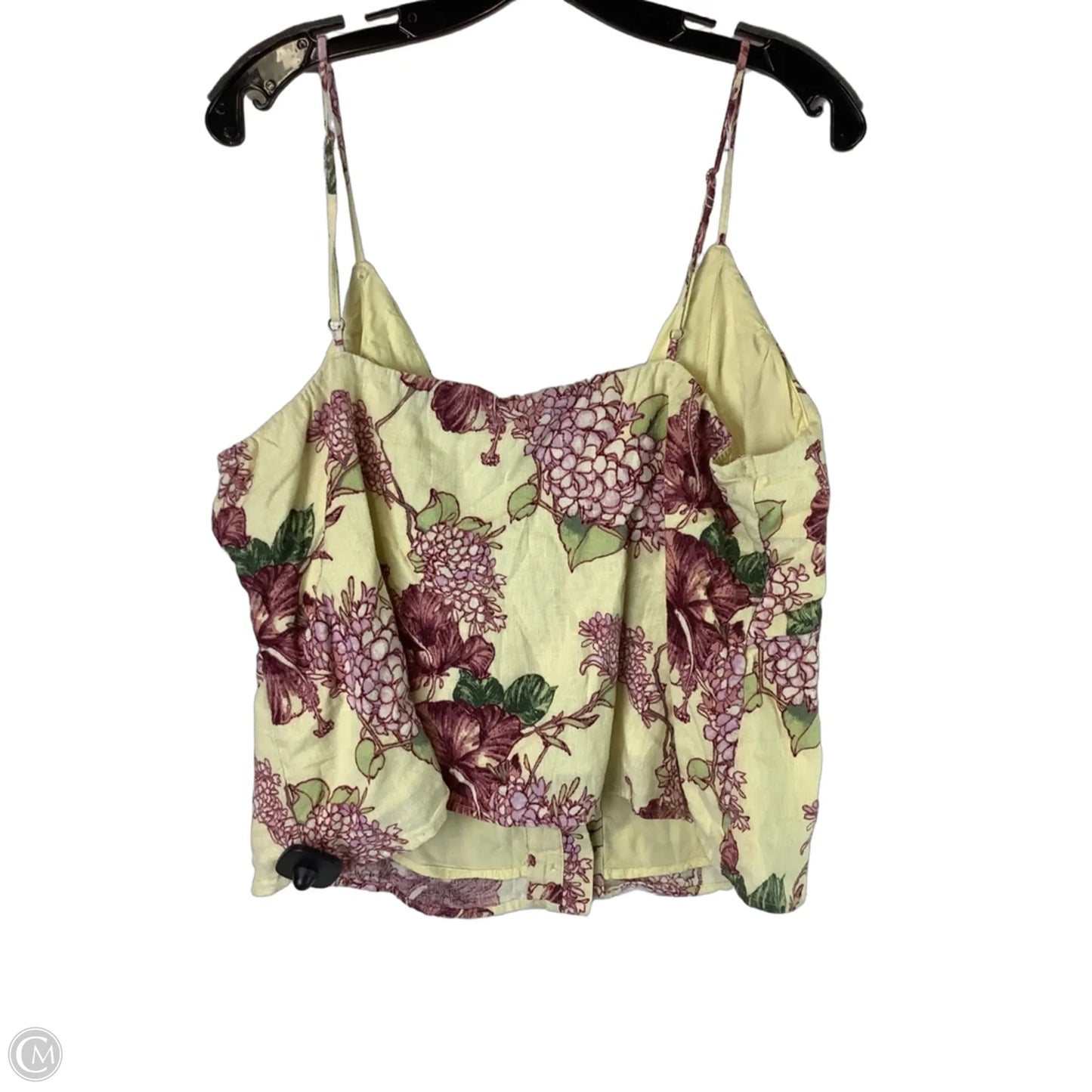 Top Sleeveless By Abercrombie And Fitch In Floral Print, Size: Xl