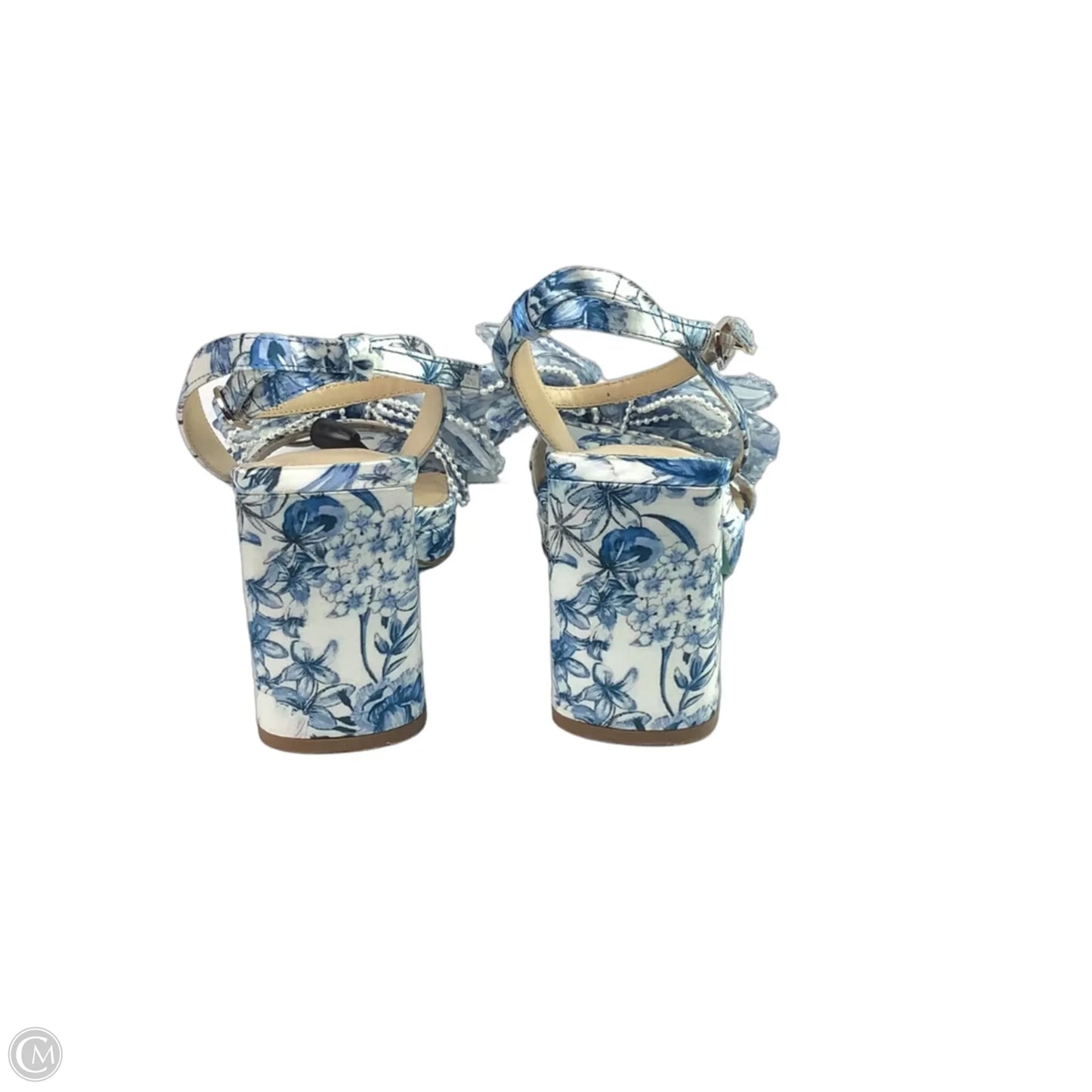 Shoes Heels Block By Betsey Johnson In Blue, Size: 11