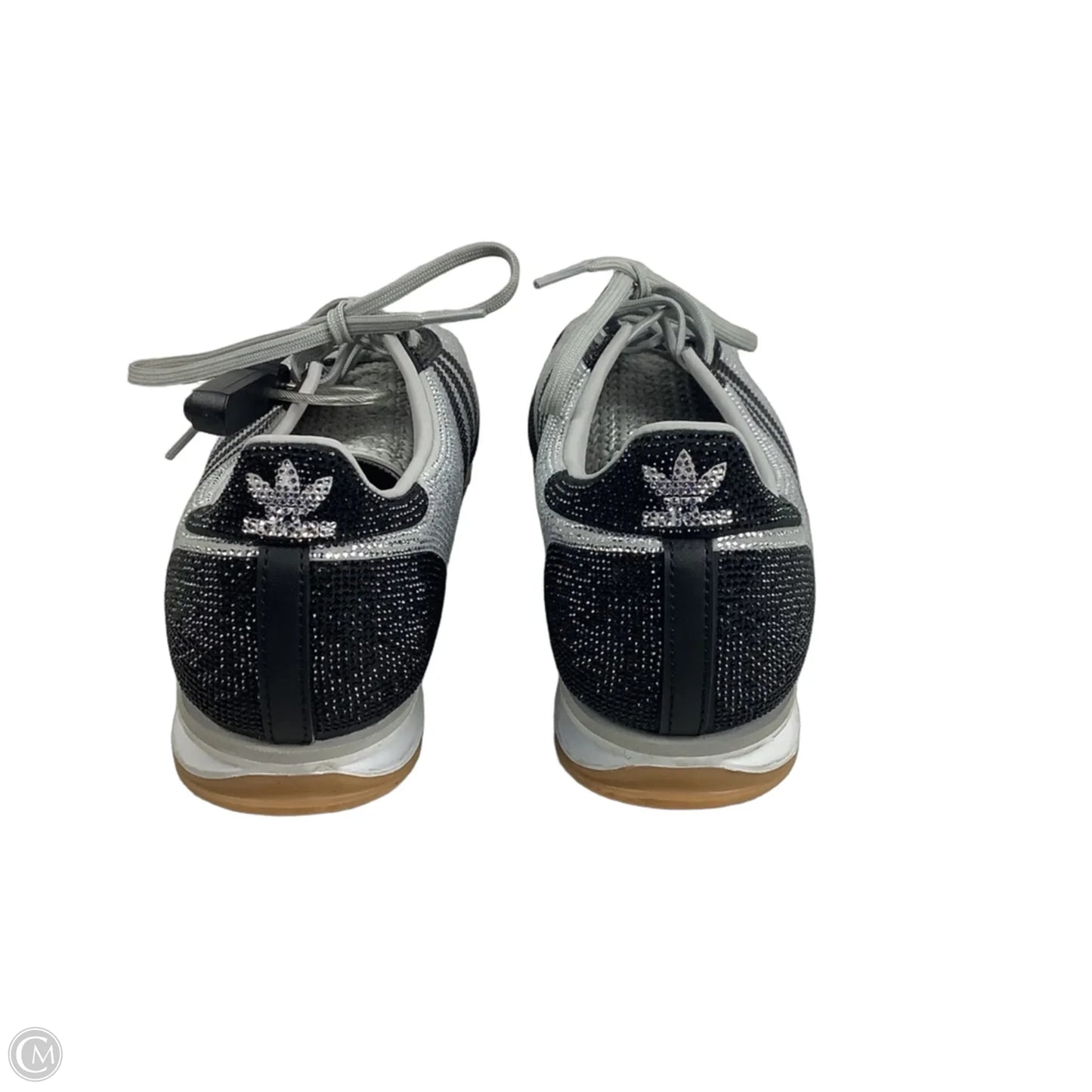 Shoes Sneakers By Adidas In Black & Silver, Size: 9