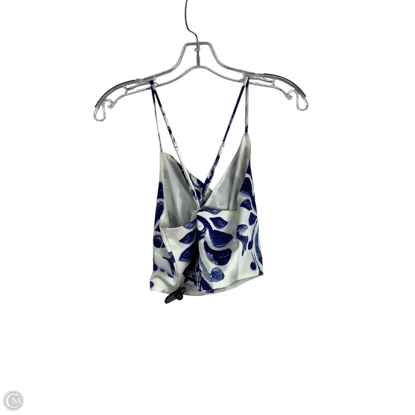 Top Sleeveless By Rachel Zoe In Blue & White, Size: S