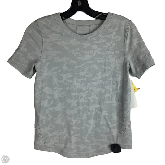 Athletic Top Short Sleeve By Lululemon In Camouflage Print, Estimated Size: 4