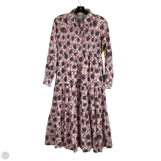 Dress Casual Midi By Cma In Floral Print, Size: Est. M or L