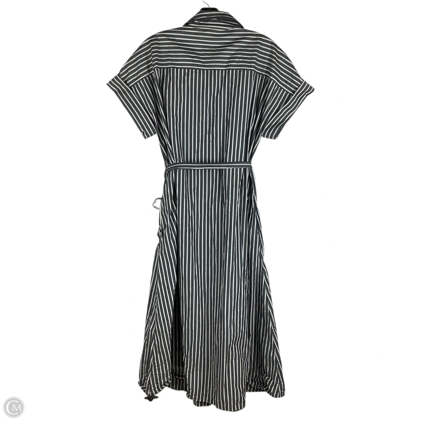 Dress Party Midi By Banana Republic In Striped Pattern, Size: M