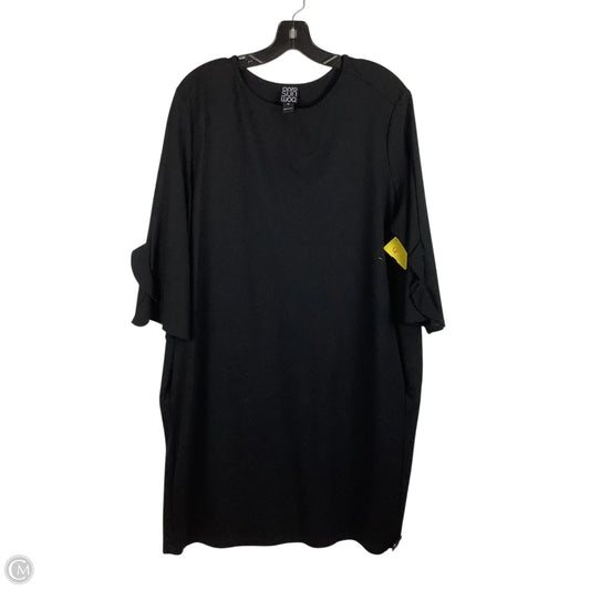 Dress Casual Midi By Clara Sun Woo In Black, Size: 1x