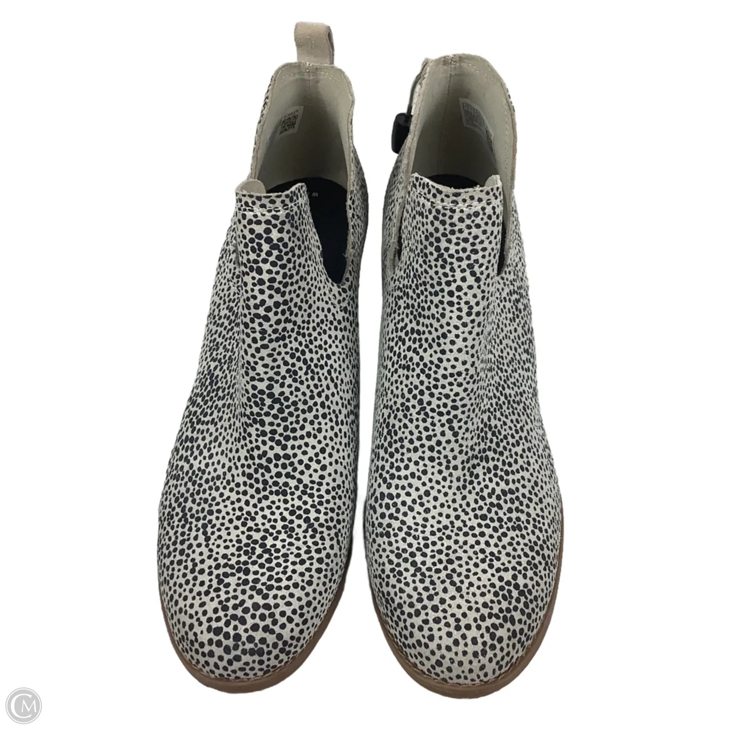 Boots Ankle Heels By Toms In Polkadot Pattern, Size: 11