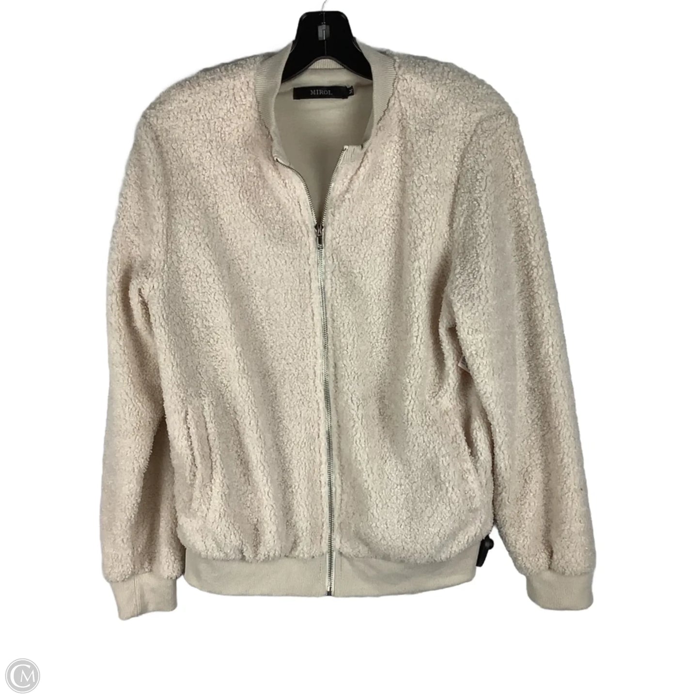 Jacket Other By Clothes Mentor In Cream, Size: M