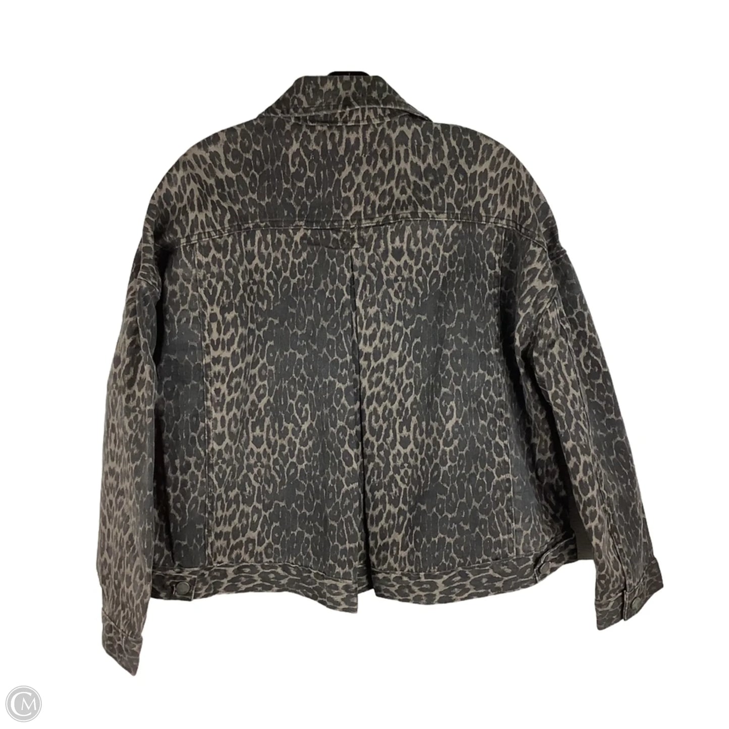 Jacket Denim By Veveret In Animal Print, Size: S