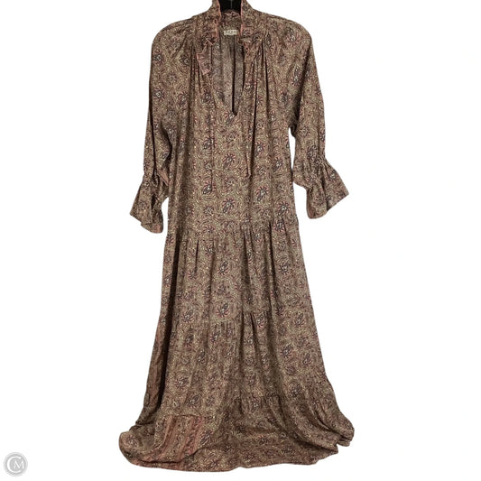 Dress Casual Maxi By Clothes Mentor In Brown, Size: M