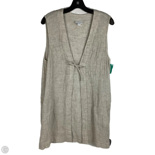 Vest Other By Pure Jill In Taupe, Size: M