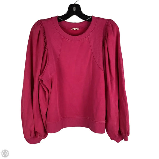 Top Long Sleeve By Jodifl In Pink, Size: M