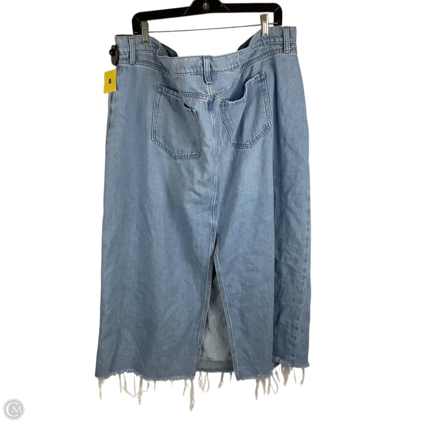 Skirt Maxi By Old Navy In Blue Denim, Size: 20