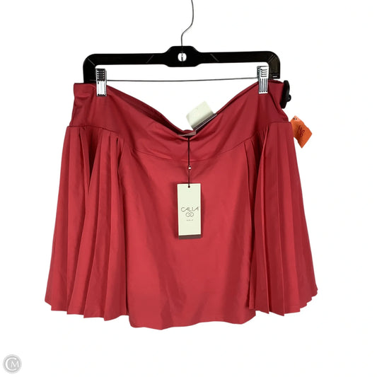 Athletic Skort By Calia In Pink, Size: Xxl