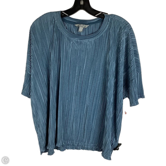 Top Short Sleeve By Marc New York In Blue, Size: Xl