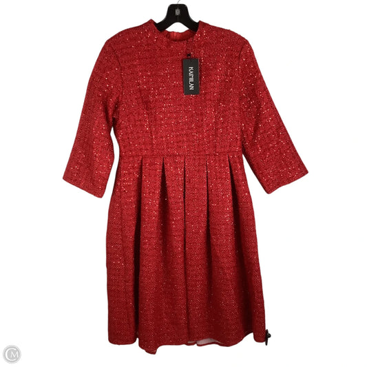 Dress Party Midi By Cmc In Red, Size: 8