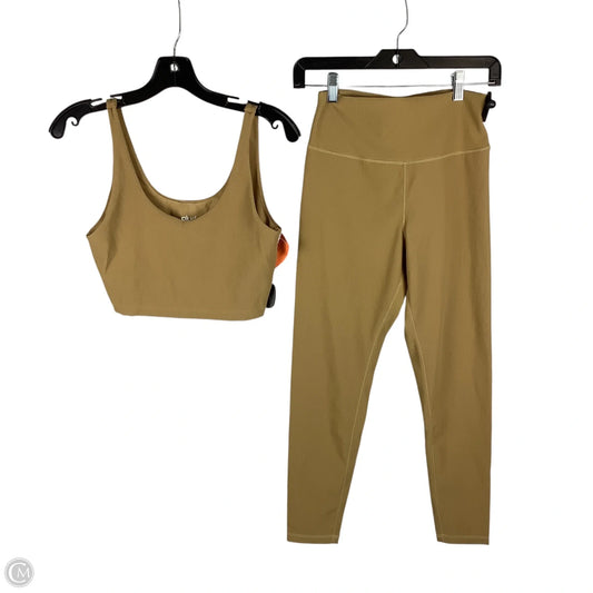 Athletic Pants 2pc By Glyder In Tan, Size: M