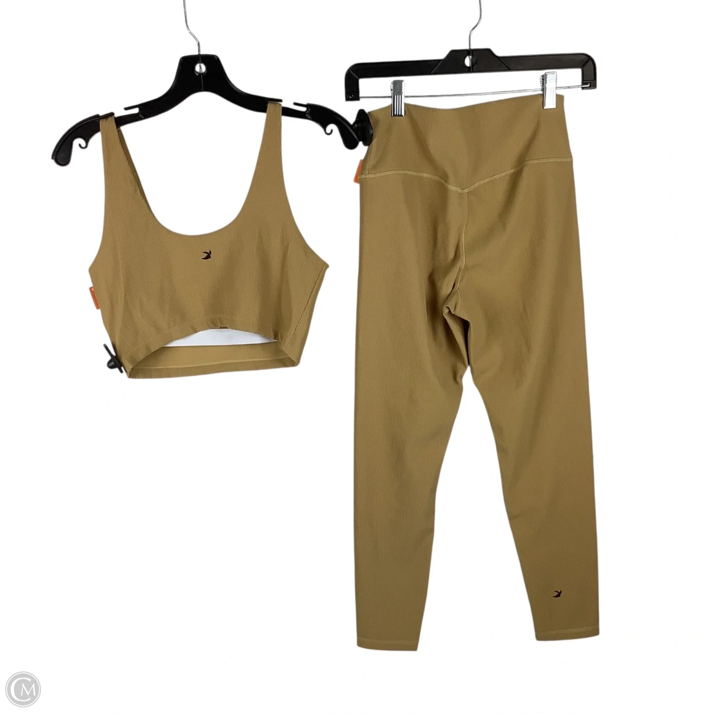 Athletic Pants 2pc By Glyder In Tan, Size: M