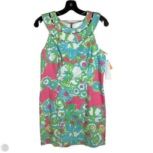 Dress Designer By Lilly Pulitzer In Blue & Green, Size: 6