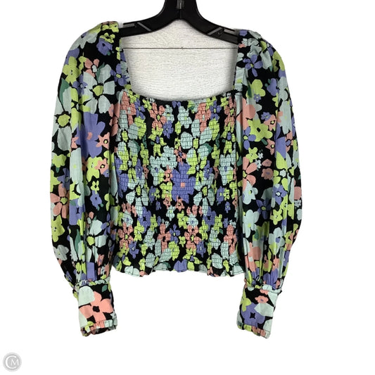 Top Long Sleeve By Free People In Black, Size: S