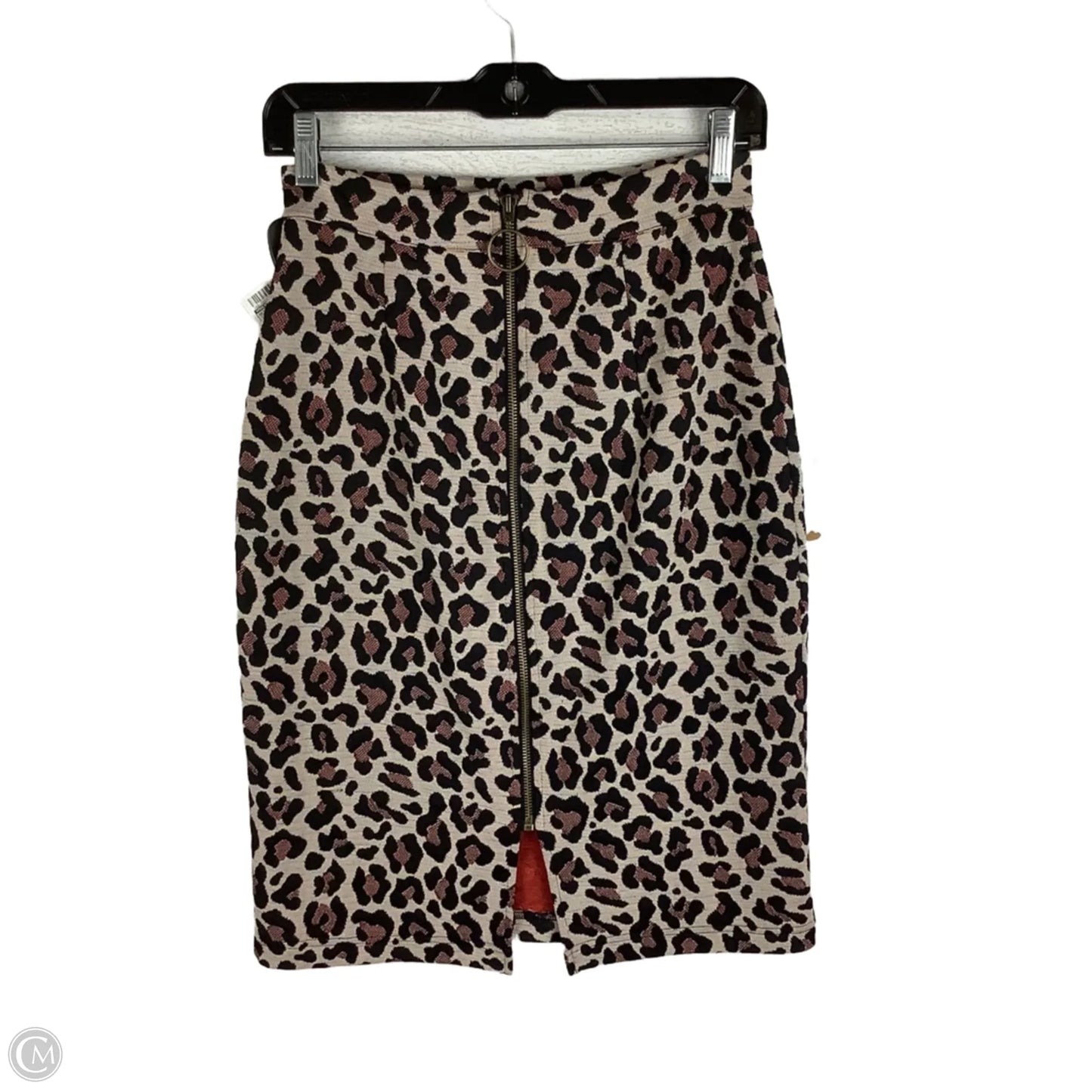 Skirt Mini & Short By Maeve In Animal Print, Size: Xs