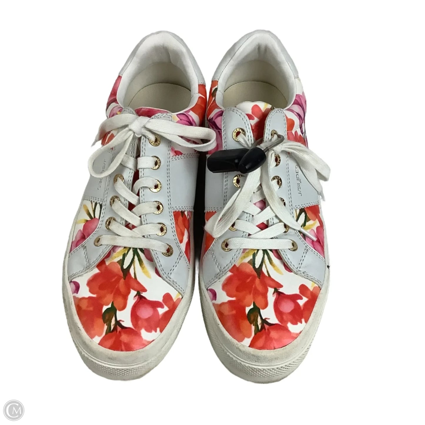 Shoes Sneakers By J Slides In Floral Print, Size: 8.5