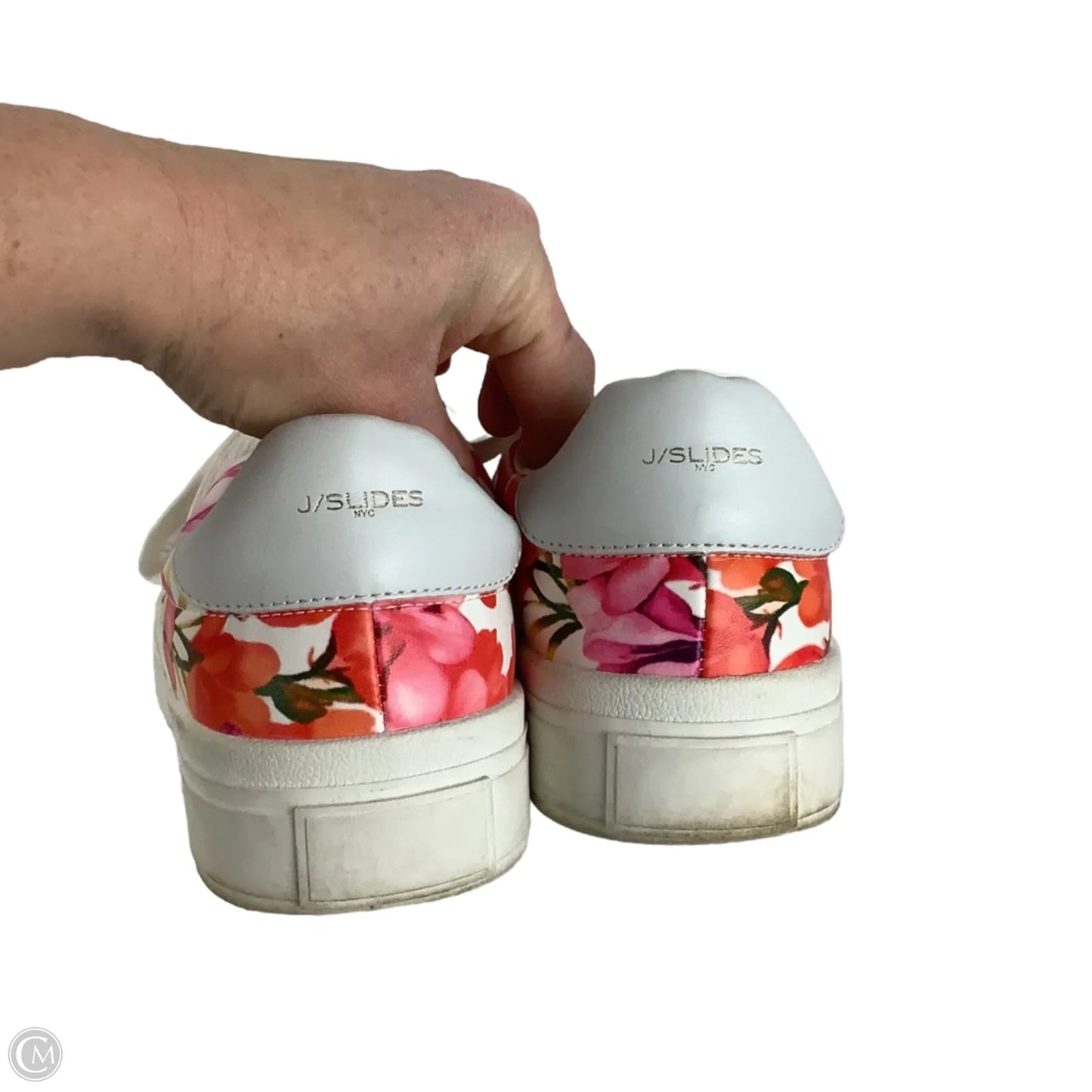 Shoes Sneakers By J Slides In Floral Print, Size: 8.5