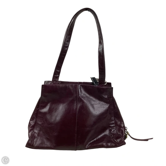 Handbag Leather By Hobo Intl, Size: Medium